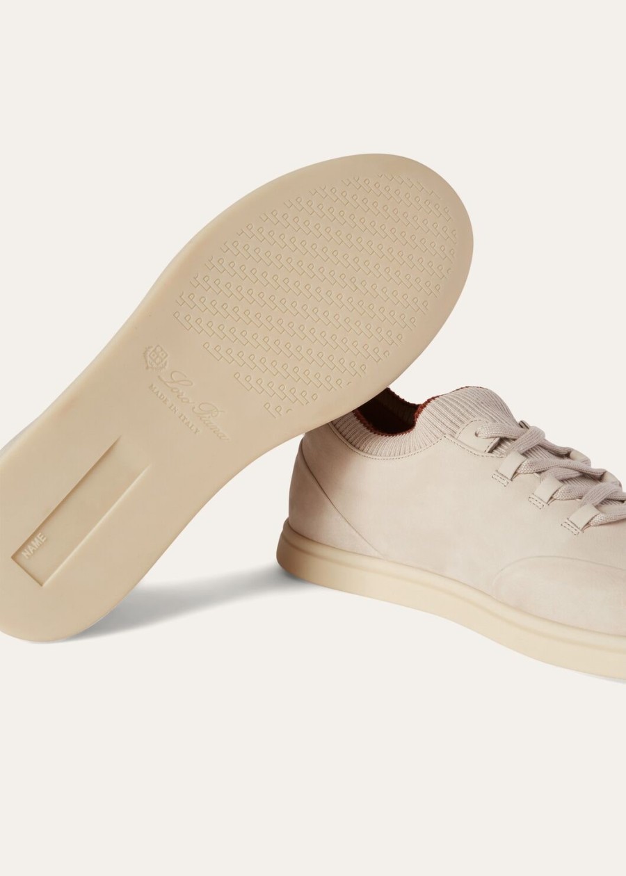soho walk sneakers van amandelkleurig kalfsleer