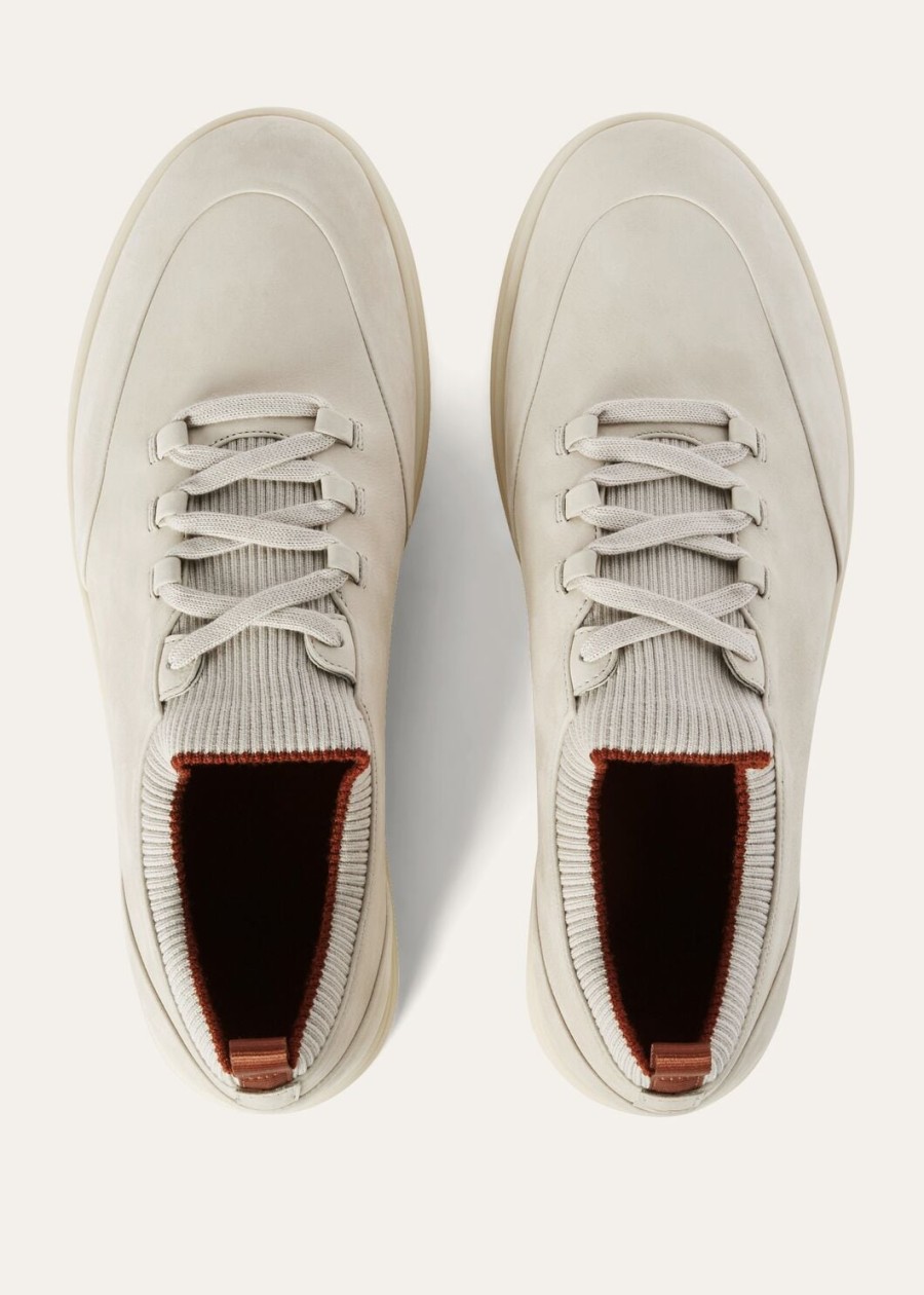 soho walk sneakers van amandelkleurig kalfsleer