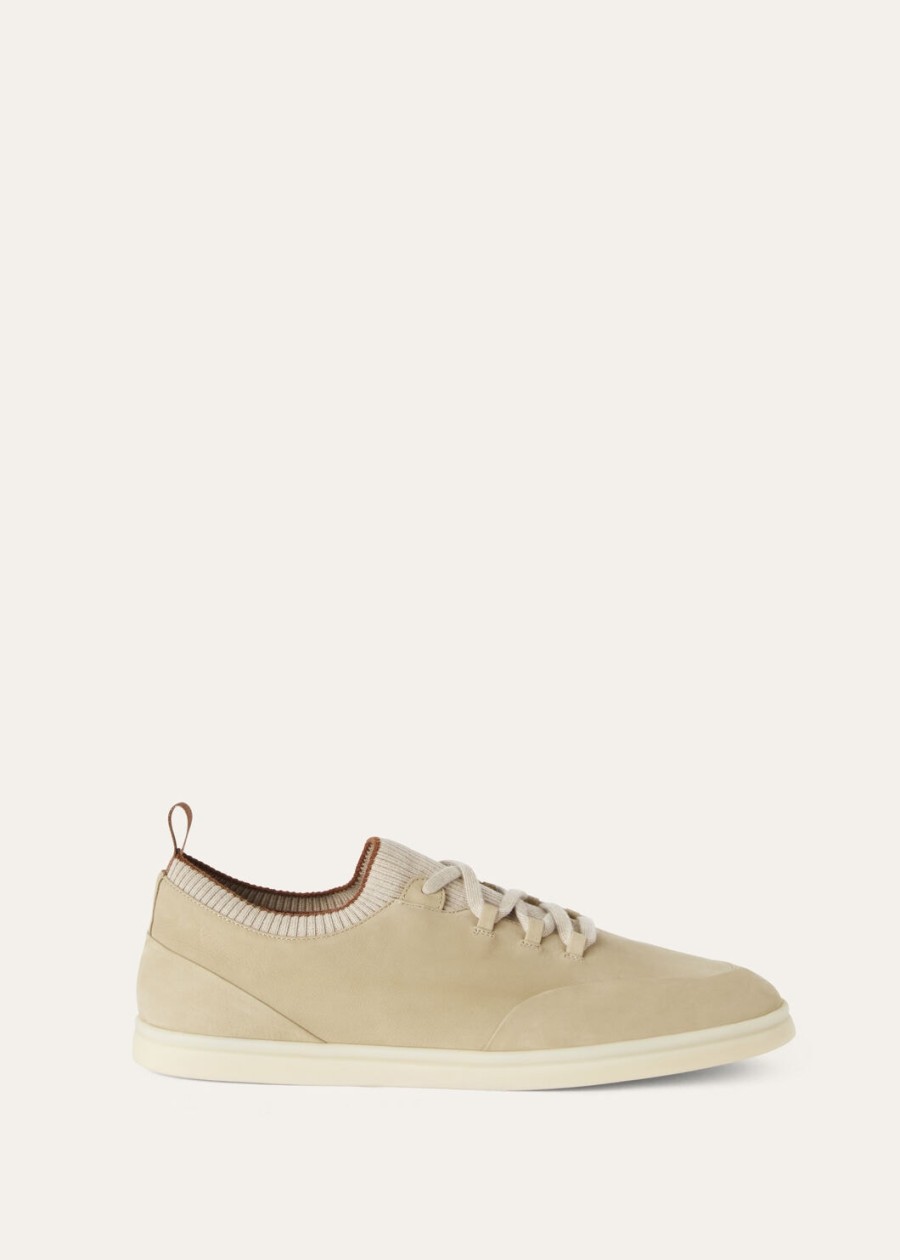 soho walk desert stone kalfsleren sneaker