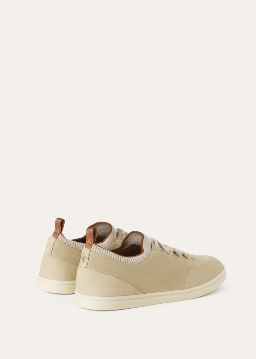 soho walk desert stone kalfsleren sneaker