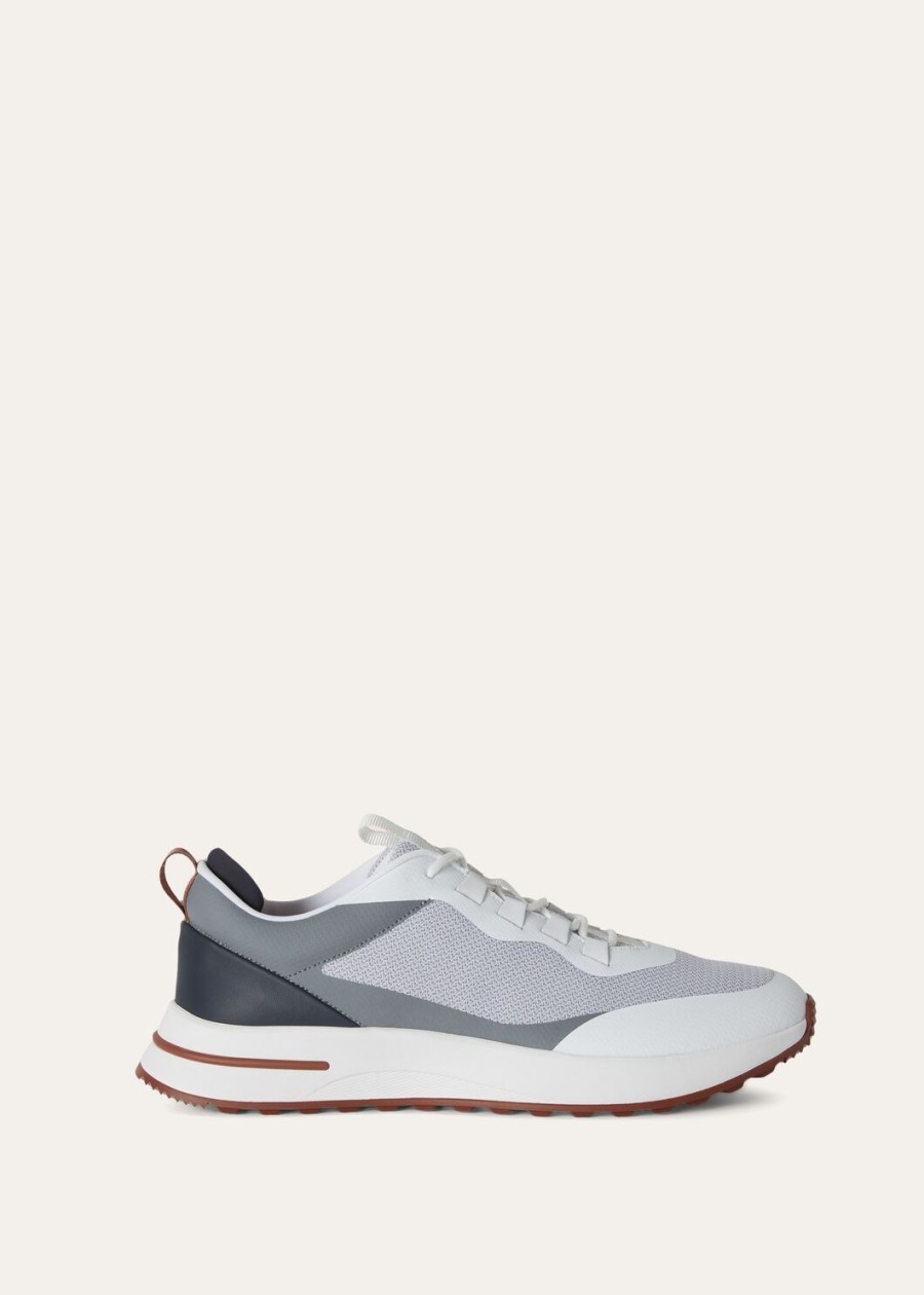 wandelsneakers voor in het weekend microvezel frostgrijs