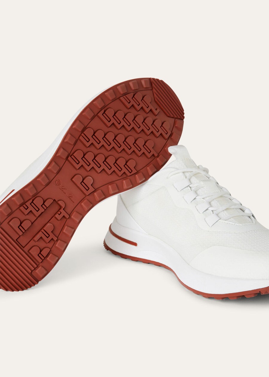 weekendsneakers microvezel wit