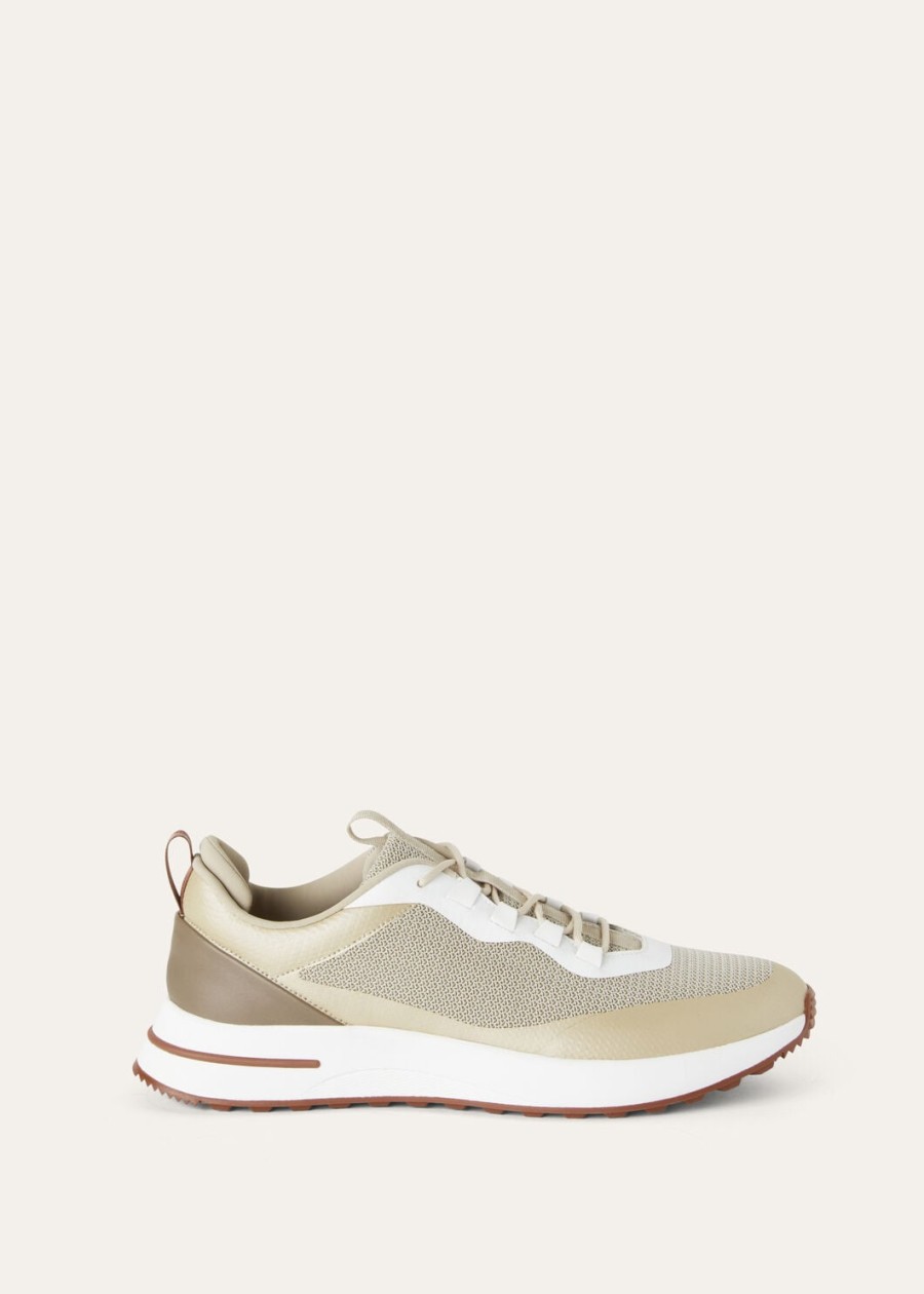 weekend microfiber wandelsneakers woestijnbeige
