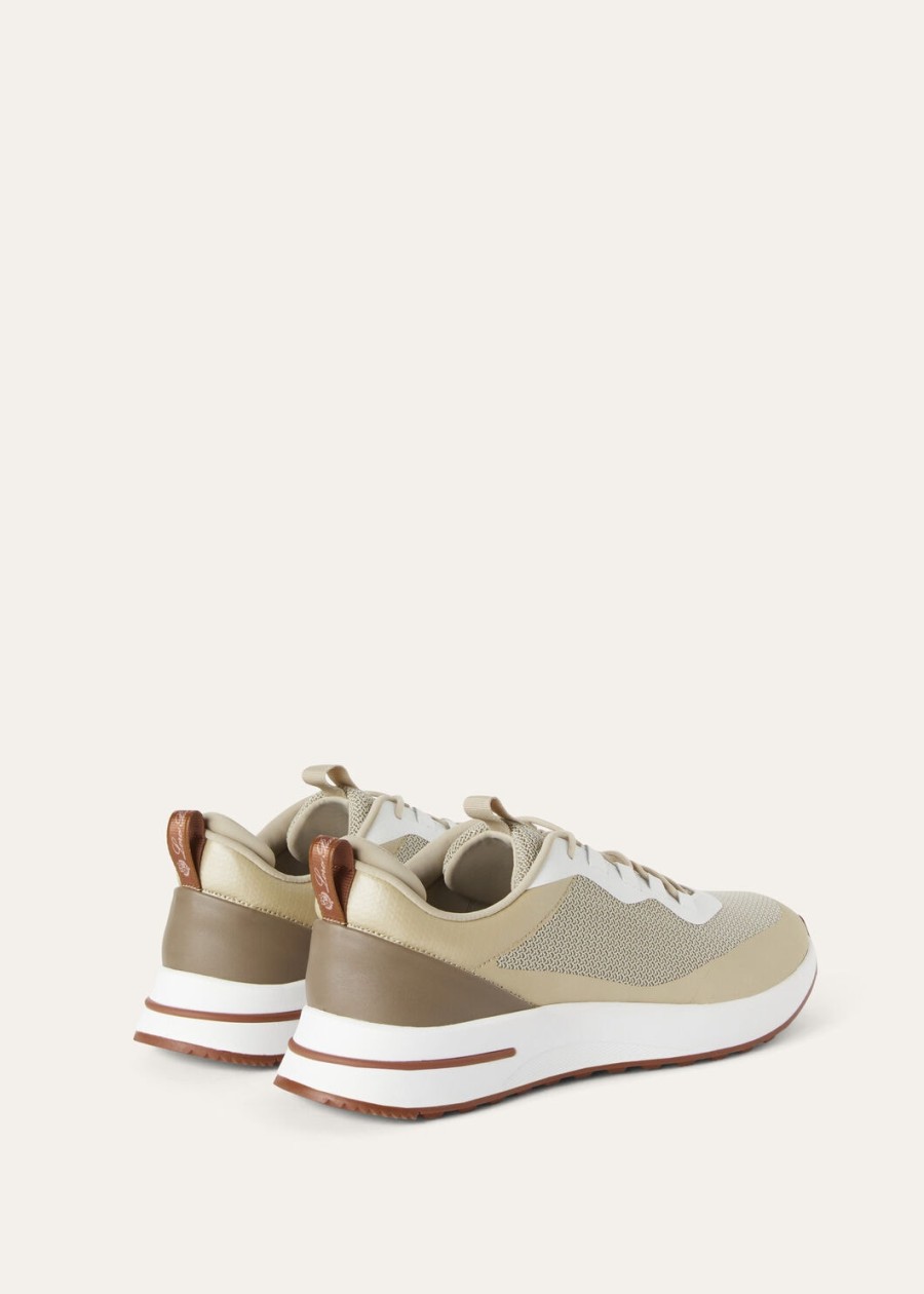 weekend microfiber wandelsneakers woestijnbeige
