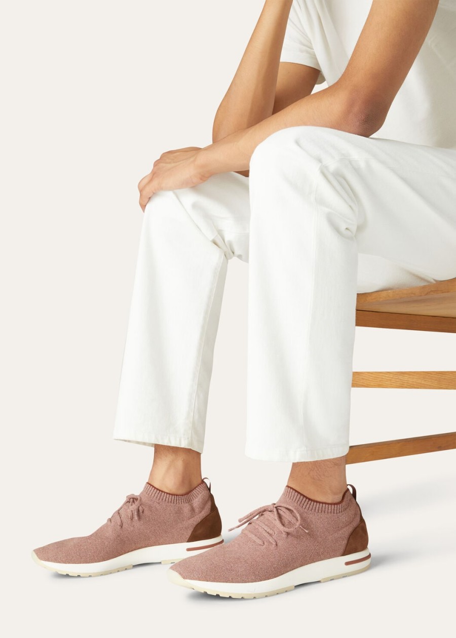 loro 360 lp flexy walk sneaker cashmere red sand mel