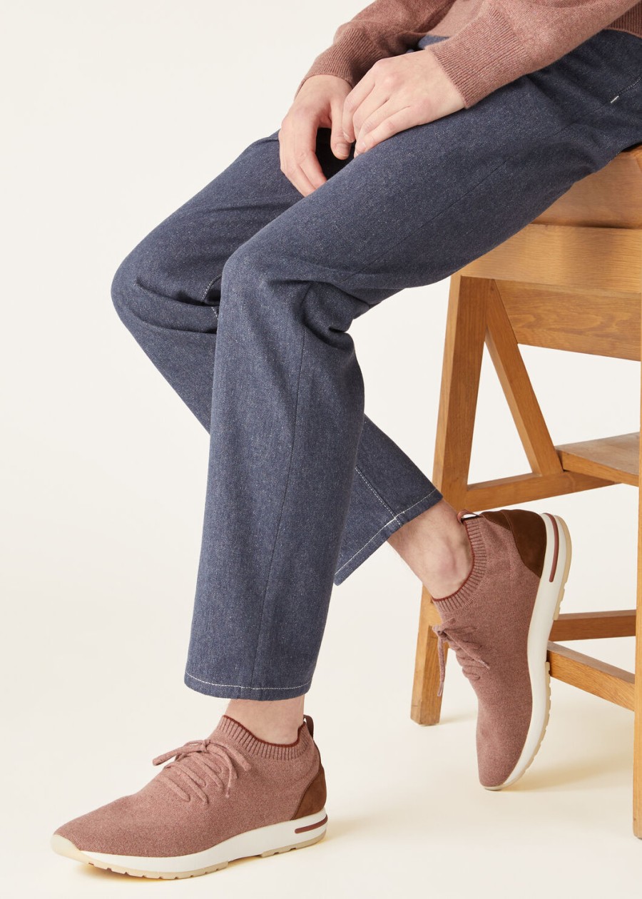 loro 360 lp flexy walk sneaker cashmere red sand mel