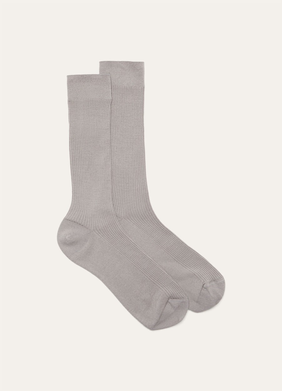 wish socks wish wol grijs