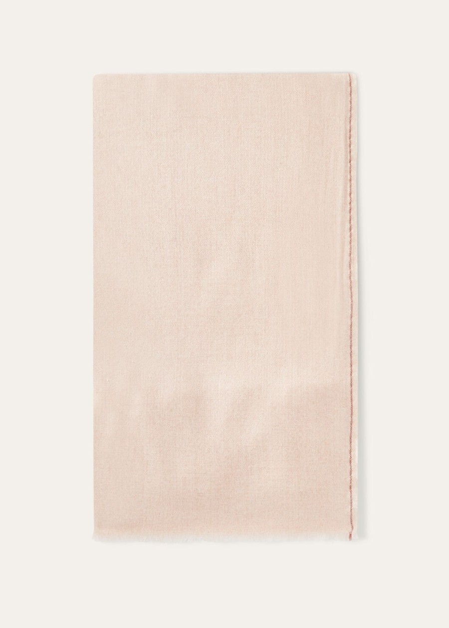stardust stole zijde kasjmier blozend beige chiné