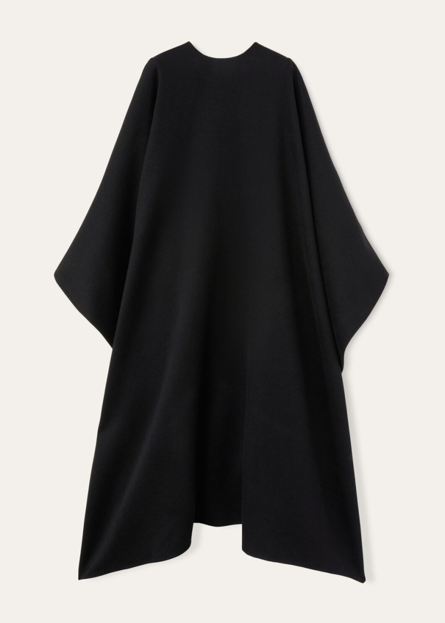 maria cape kasjmier zwart