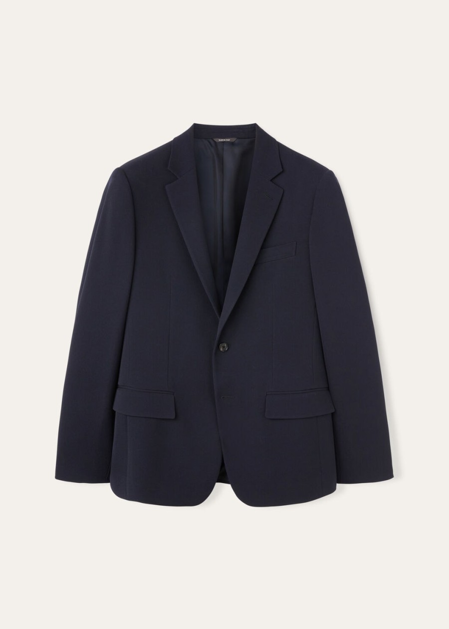 zelander international pak van marineblauwe wol