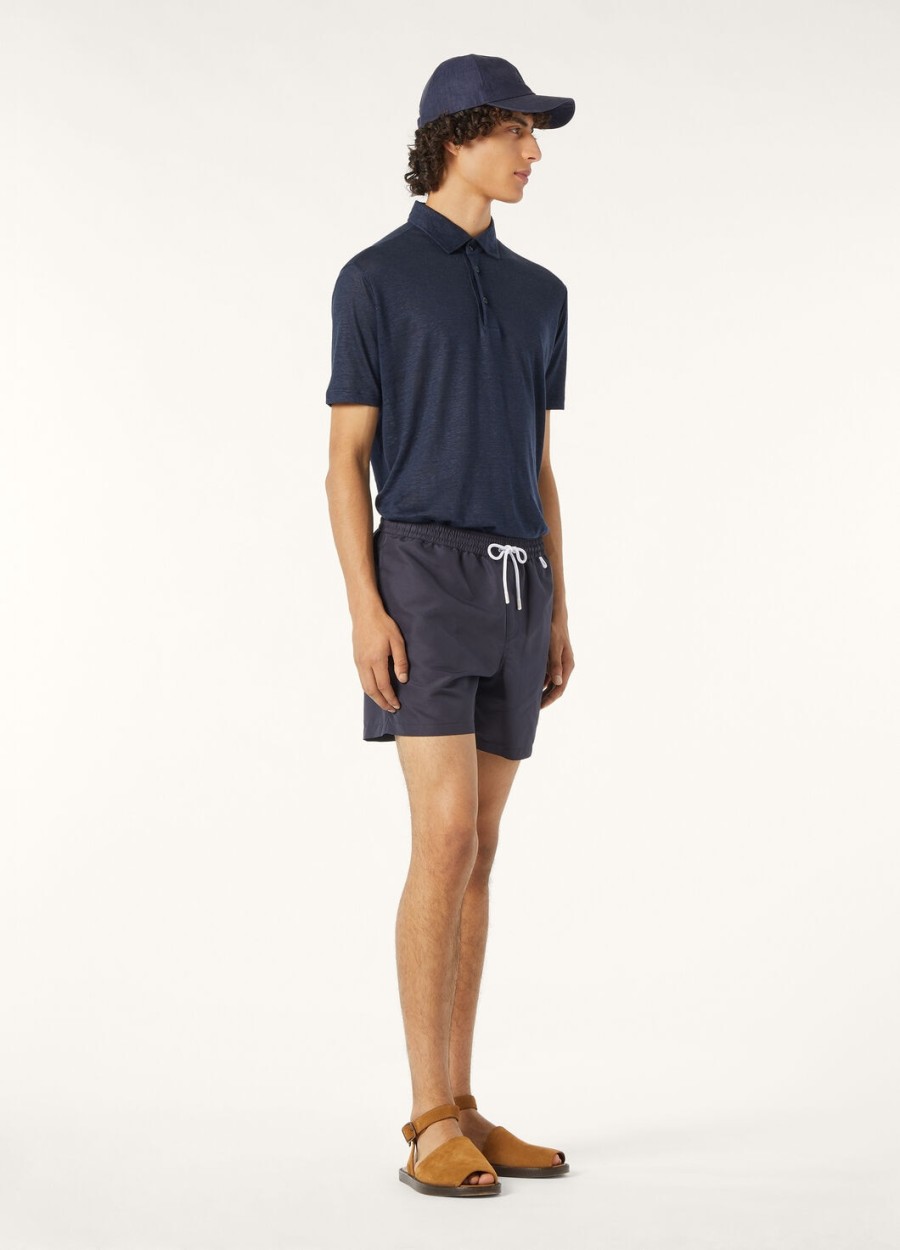 bay microfiber zwemshorts koningsblauw