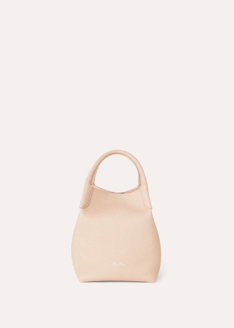 kleine bale-tas van candoglia-kalfsleer met marmernerf.
