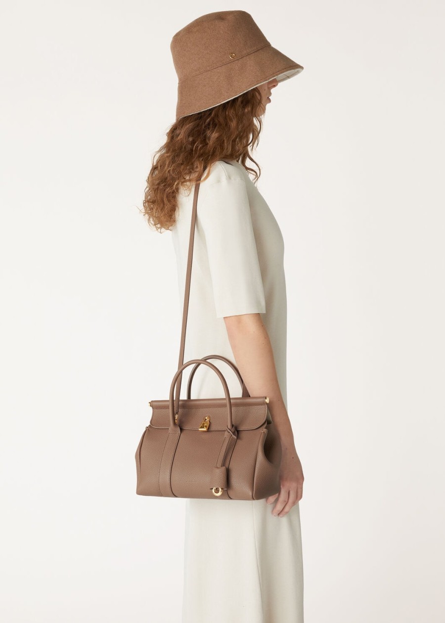 loom l25 fossil calfskinsun gold tas