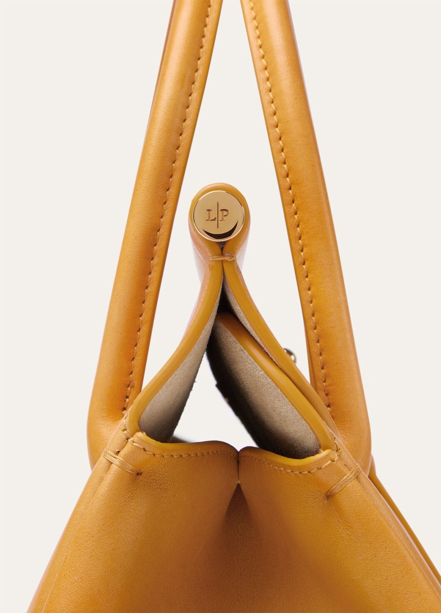 loom bag l25 kalfsleer tarwegeelzon goud