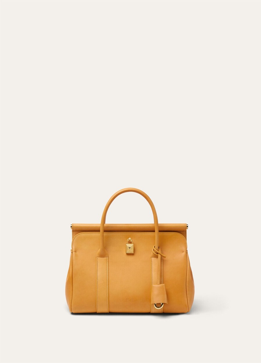 loom bag l25 kalfsleer tarwegeelzon goud