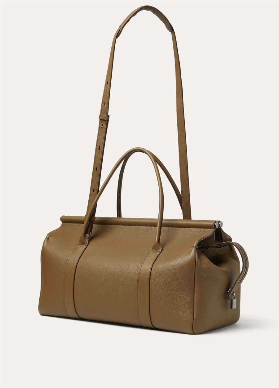 loom weekender bag l42 salty capersonyx kalfsleer