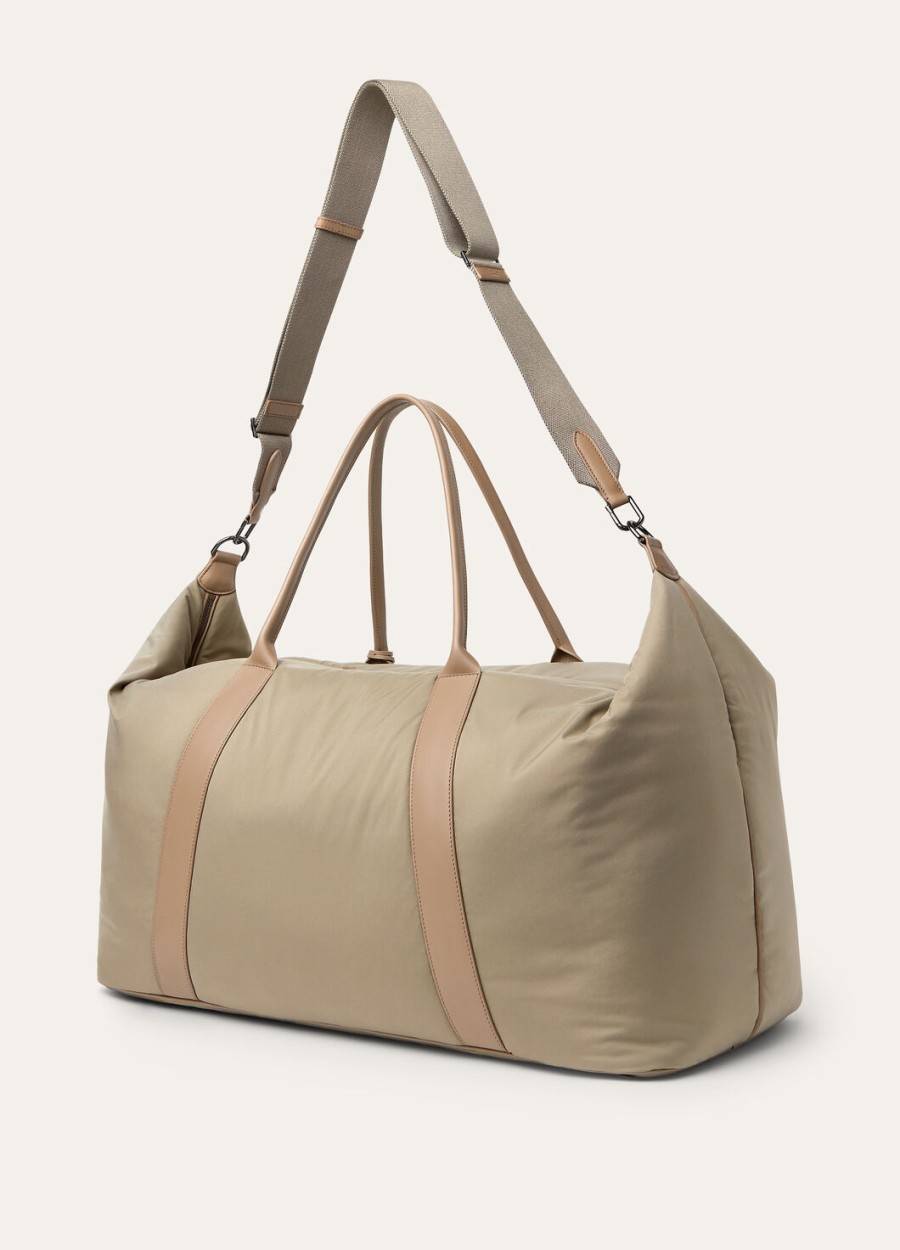 wind duffle microfiber tas - storm system tabakfumé taupeonyx