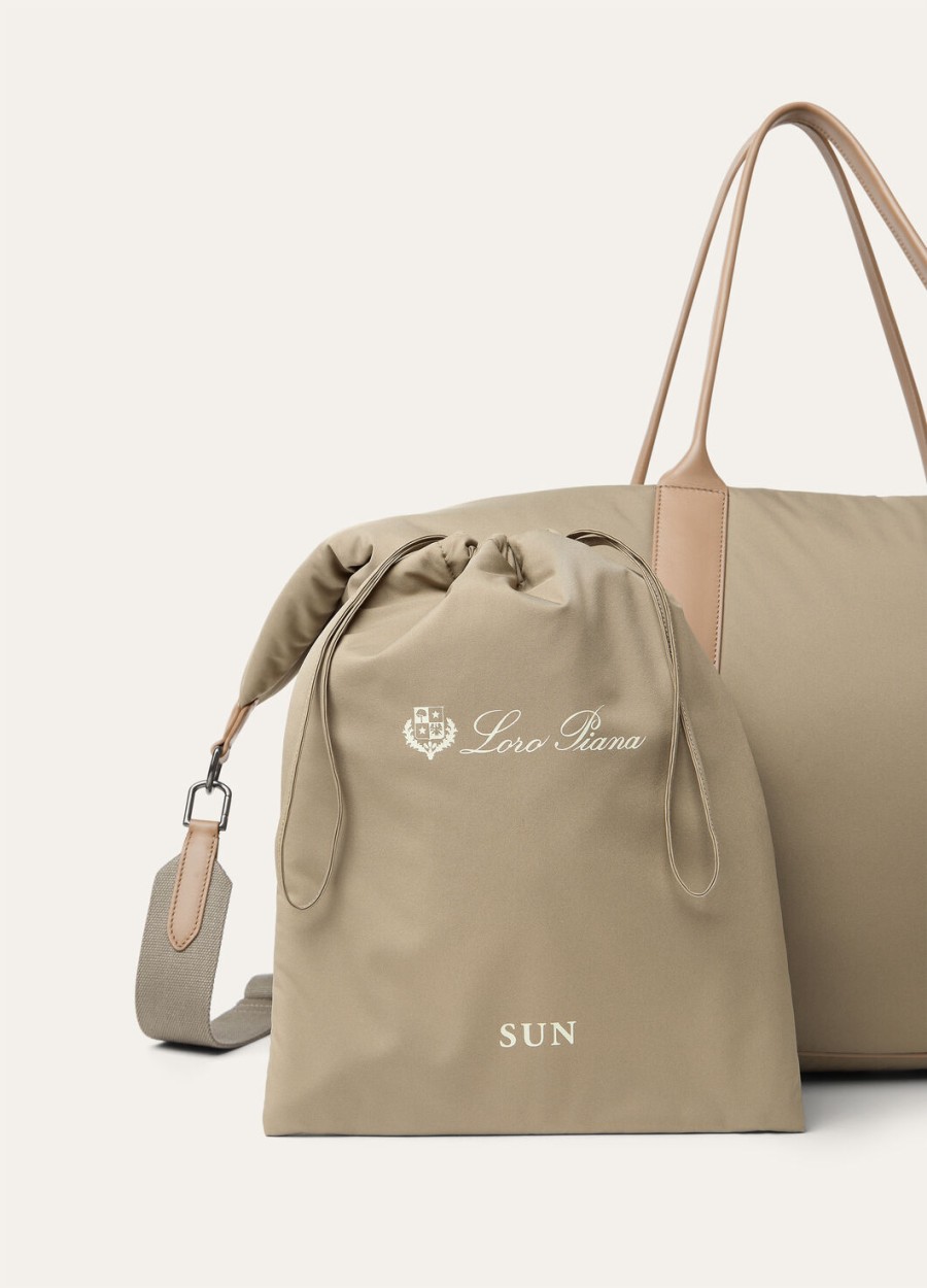 wind duffle microfiber tas - storm system tabakfumé taupeonyx