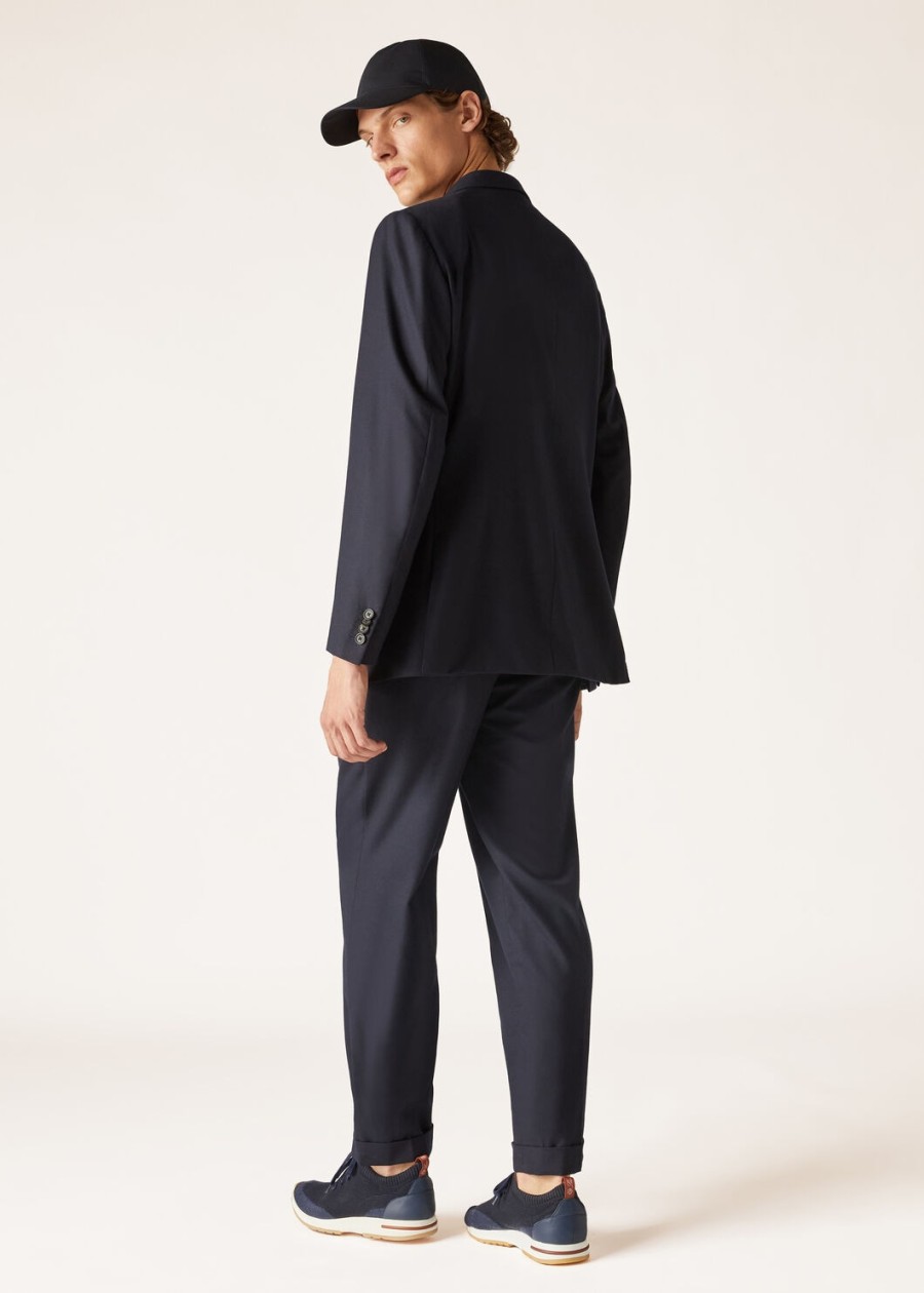 the gift of kings tailor two pince trousers navy