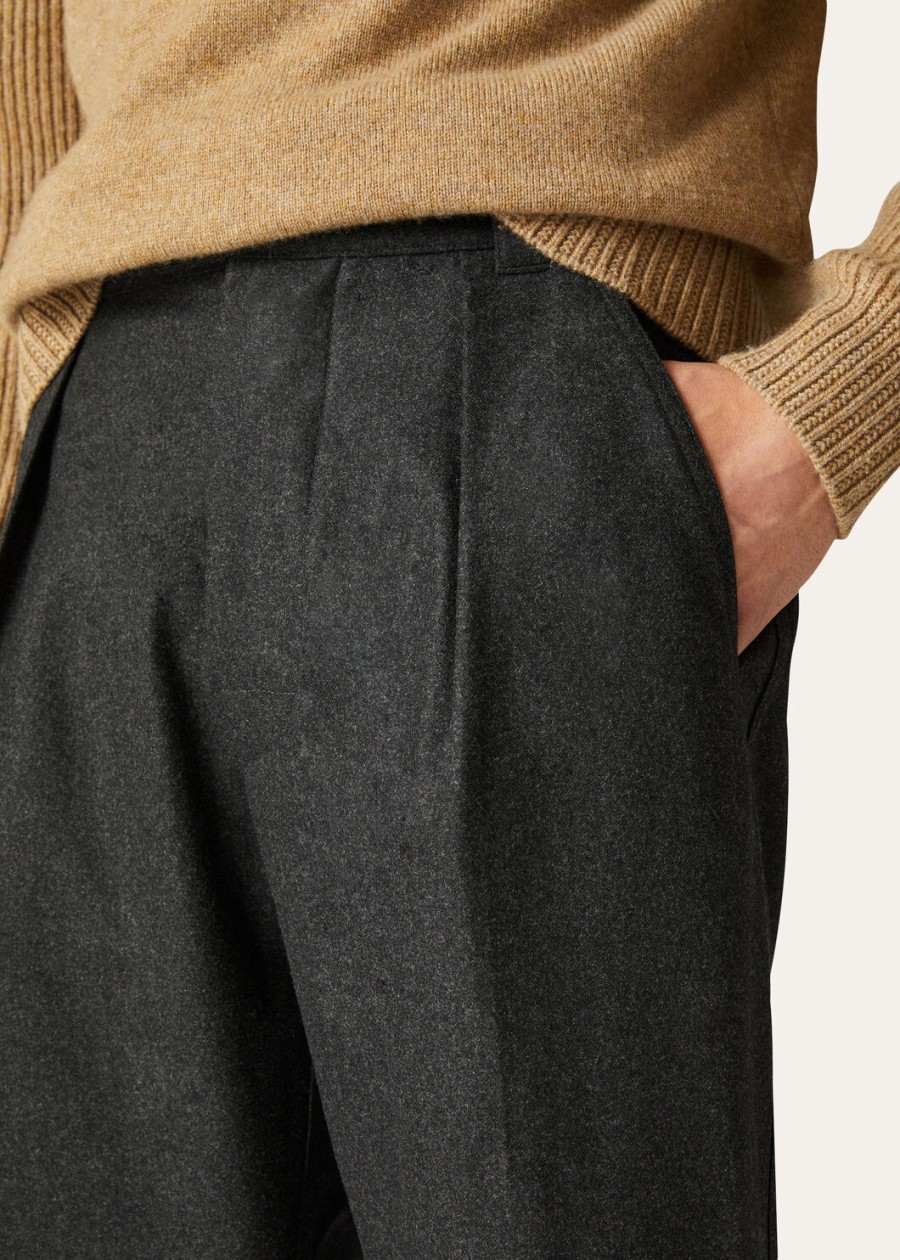 broek reinga cashmere wish wol houtskool mel
