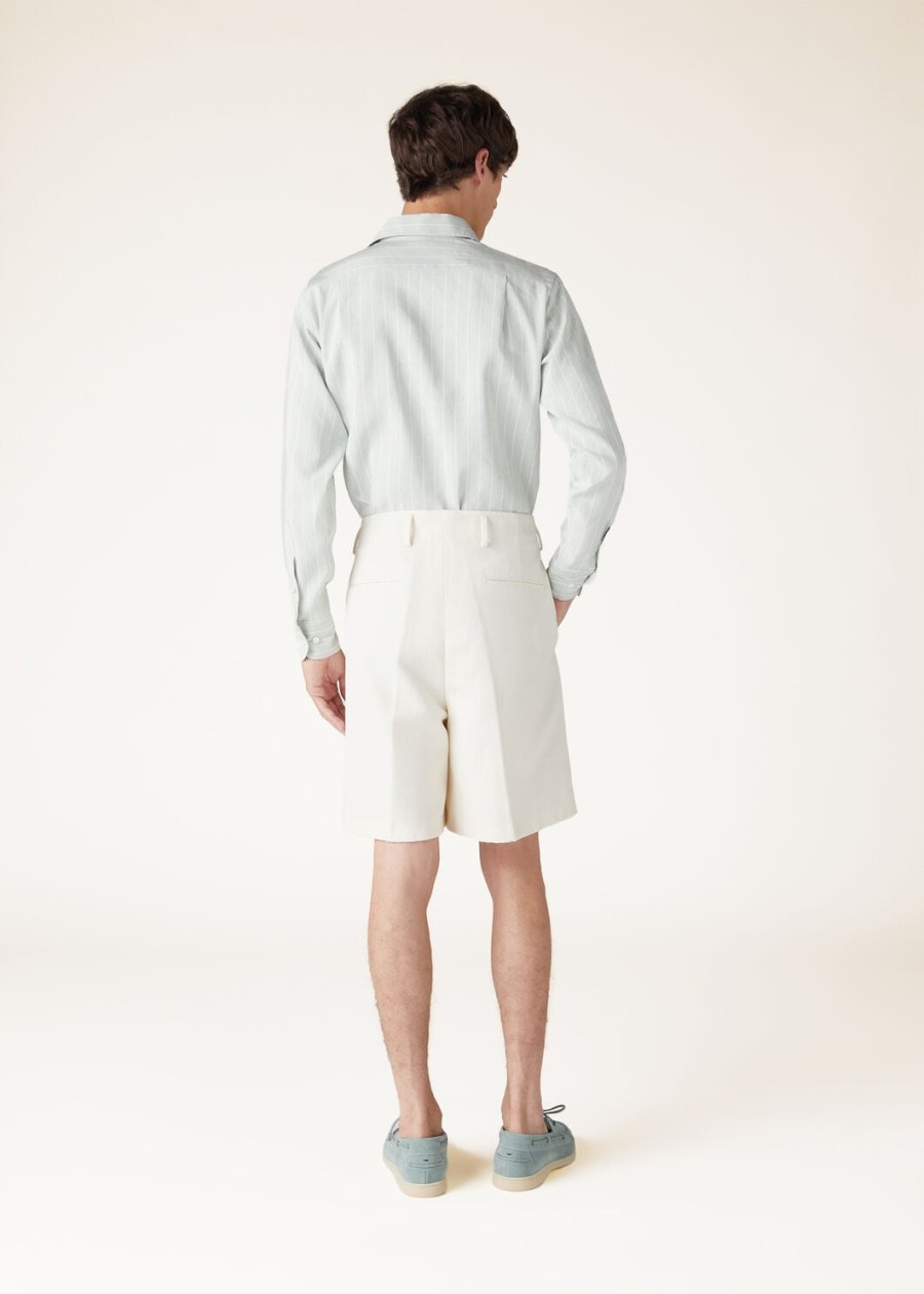 joetsu katoenen shorts in de kleur arctic wolf