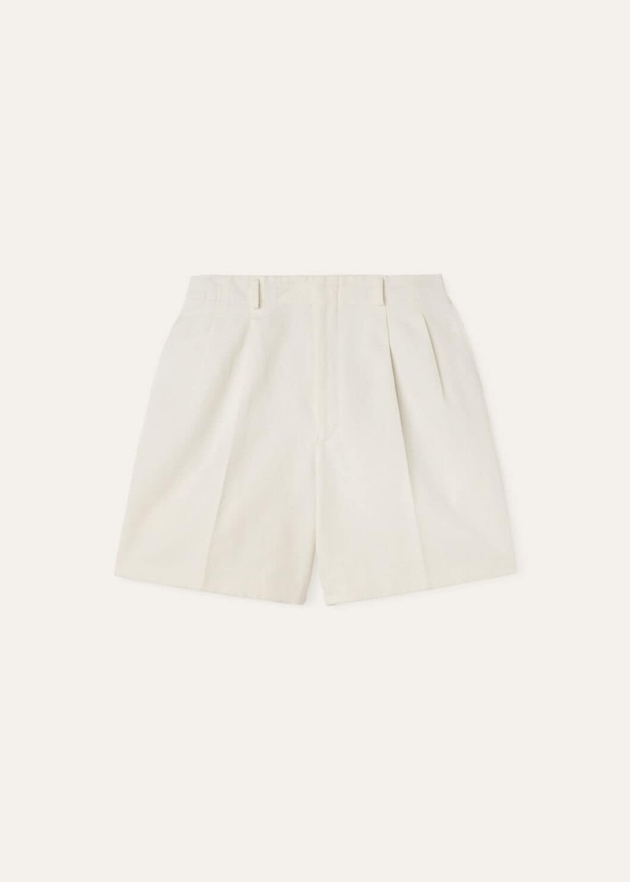 joetsu katoenen shorts in de kleur arctic wolf