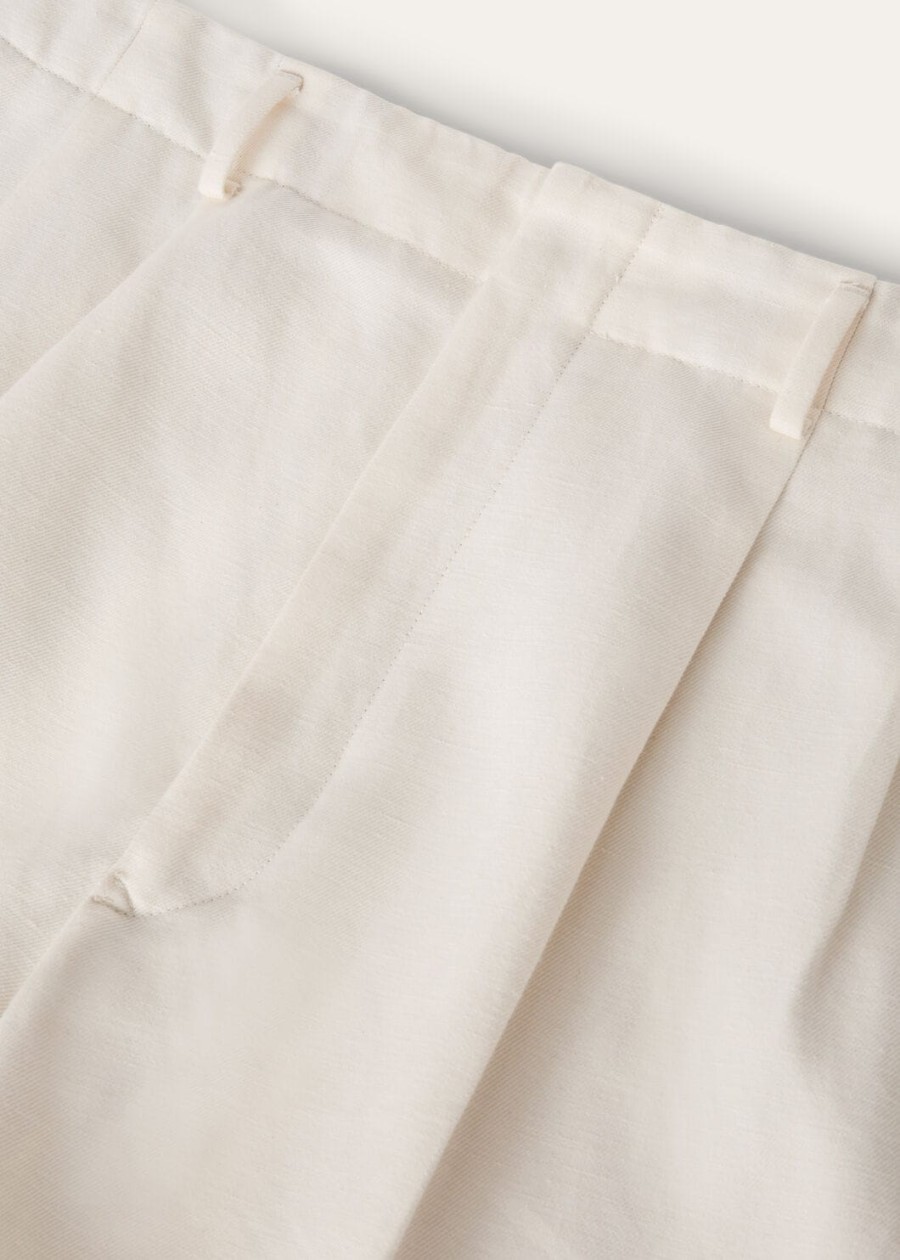 joetsu katoenen shorts in de kleur arctic wolf