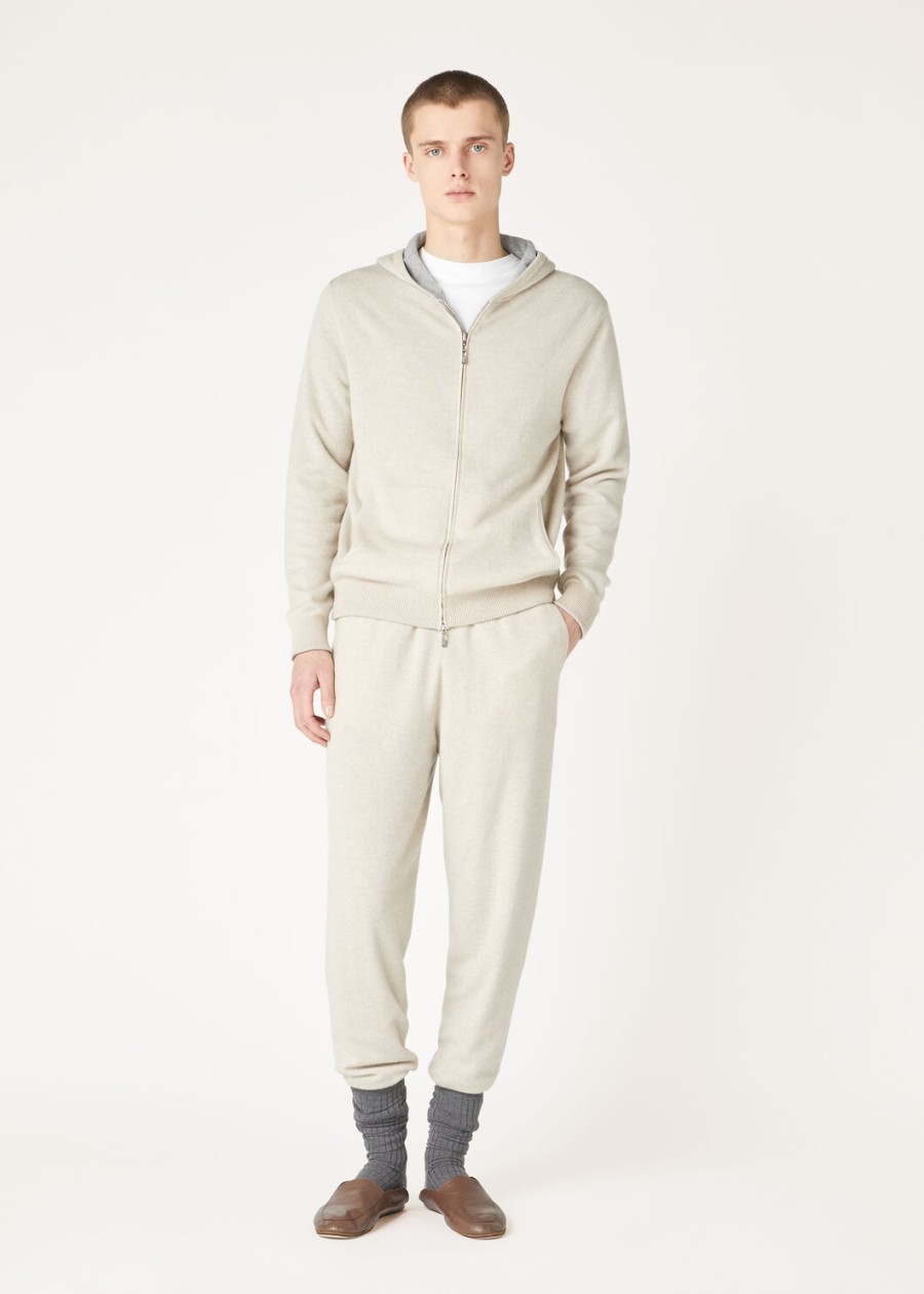 duo pants natural cashmere suitcasegrey melange