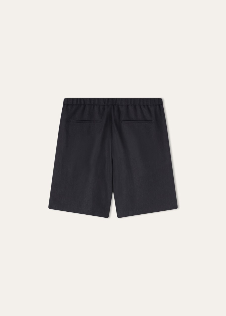 marlyn bermuda shorts linnen saffier nacht