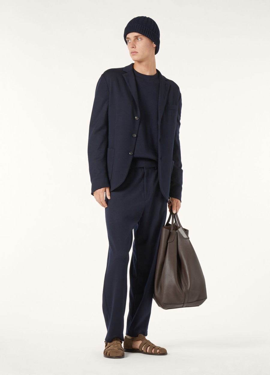 de gift of kings broek in marineblauw