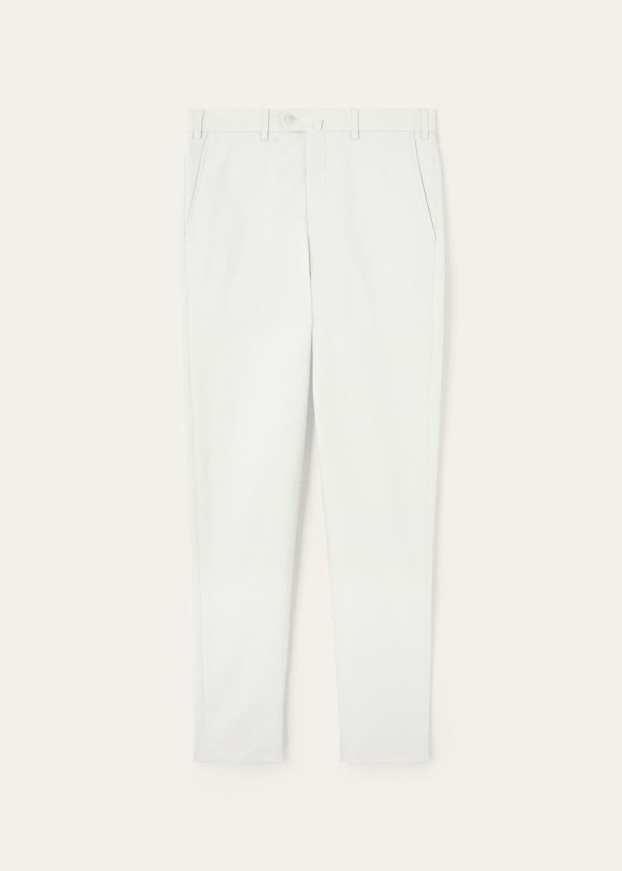 carlo katoenen broek optisch wit