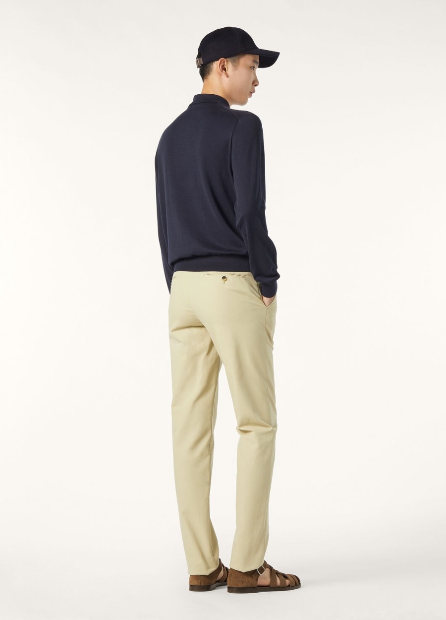 carlo cotton lunar olivine broek