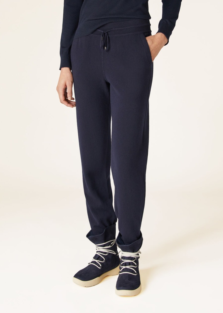 merano baby kasjmier broek marineblauw