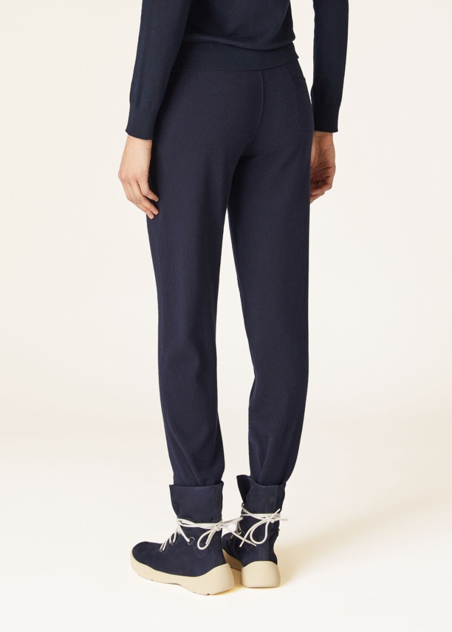 merano baby kasjmier broek marineblauw