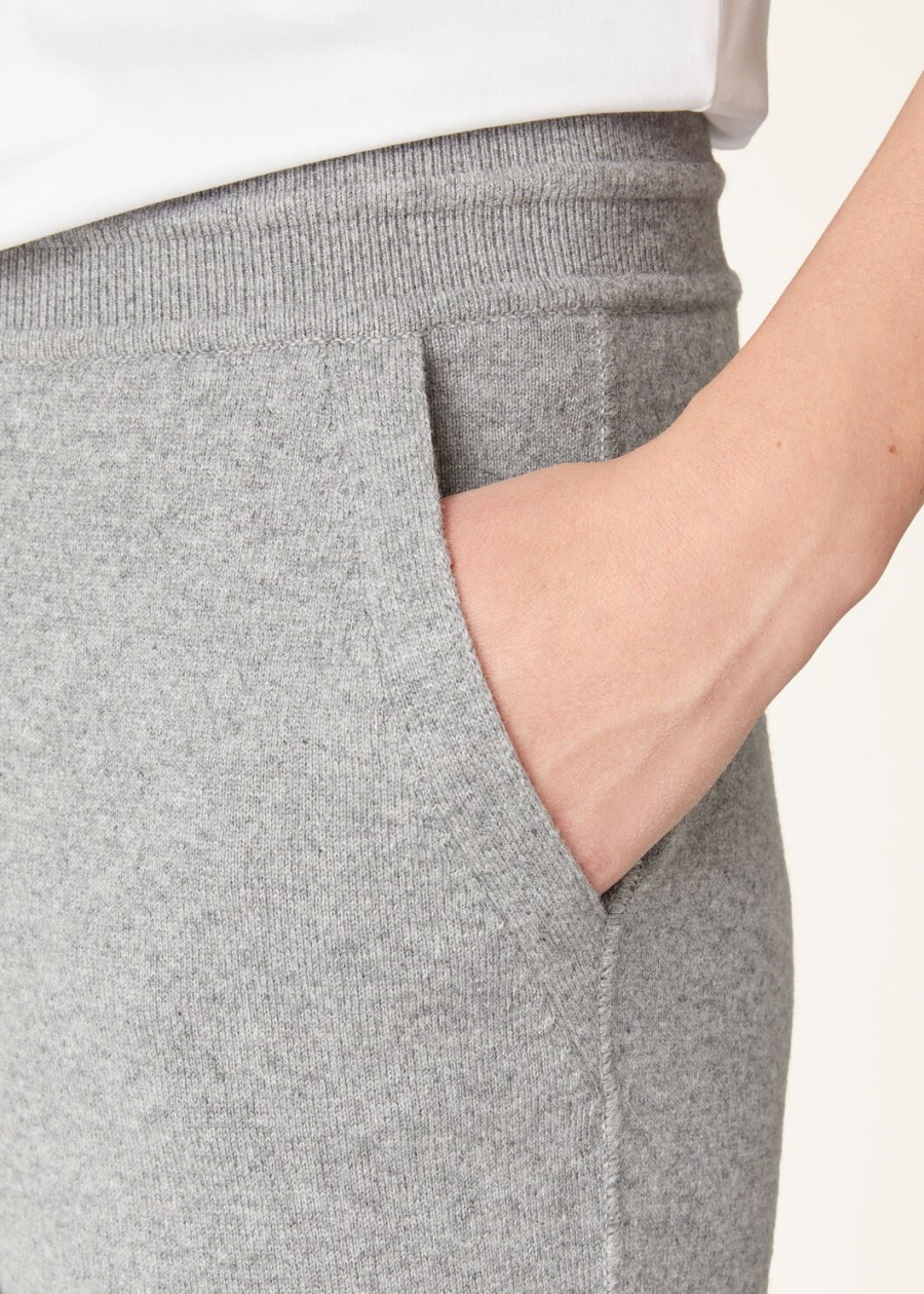 merano baby cashmere flanellen gemêleerde broek