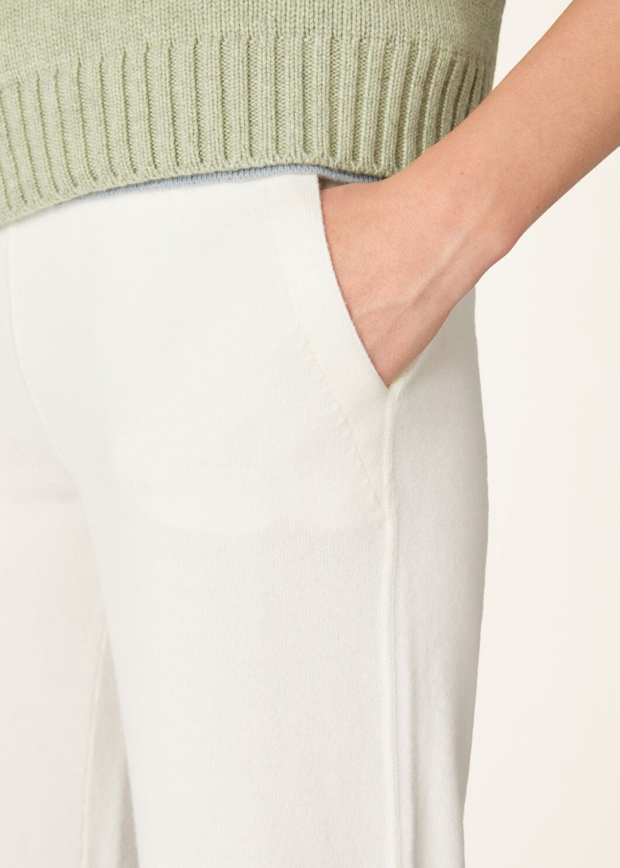 merano baby cashmere witte titanium broek