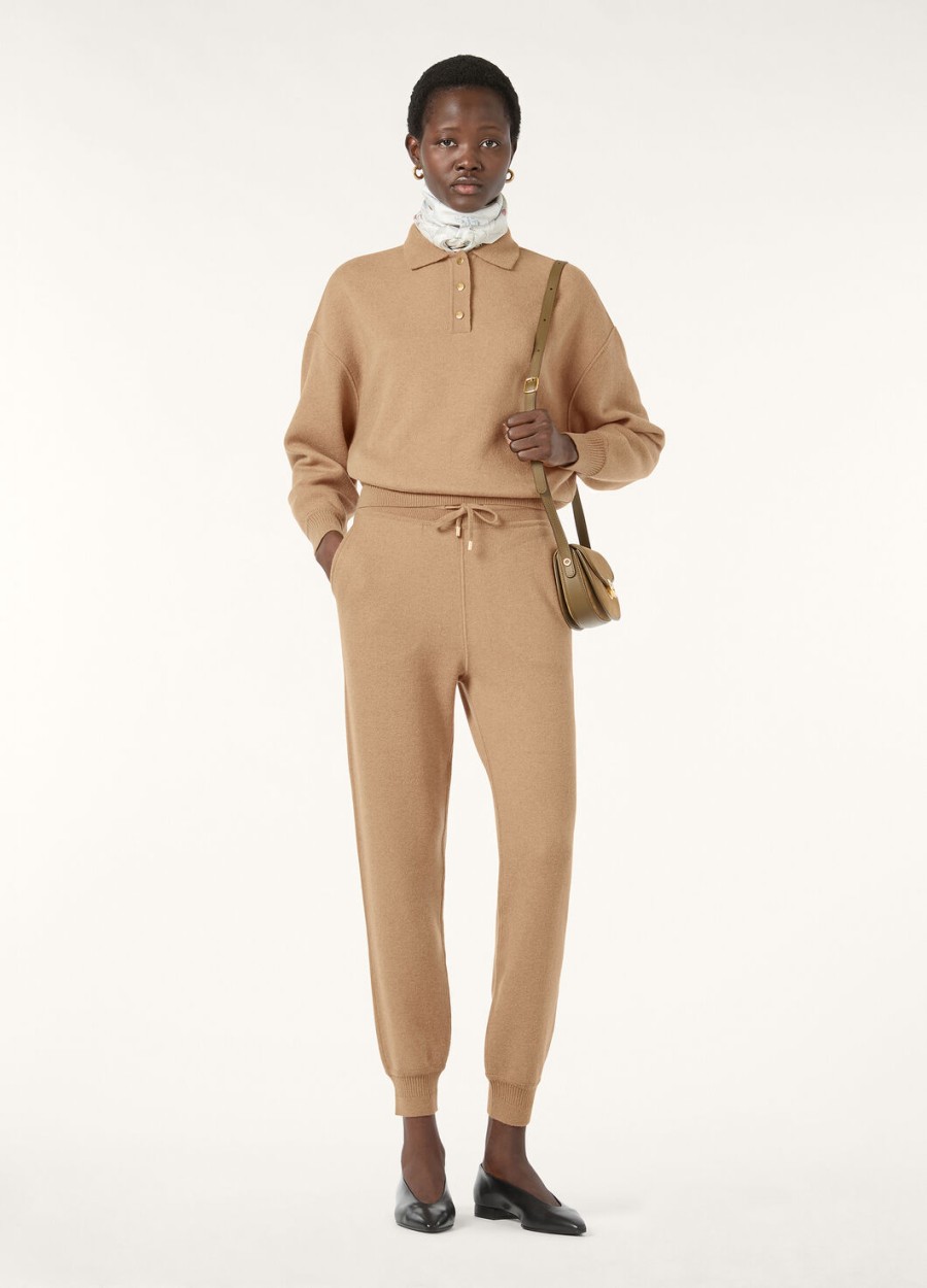 roccapietra camel light tan broek