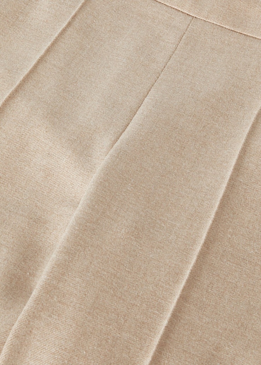 mick cashmere warm taupe broek