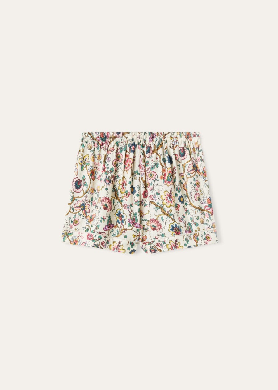 james bermuda shorts in sandelhoutimpressionistisch rozehoningcrème