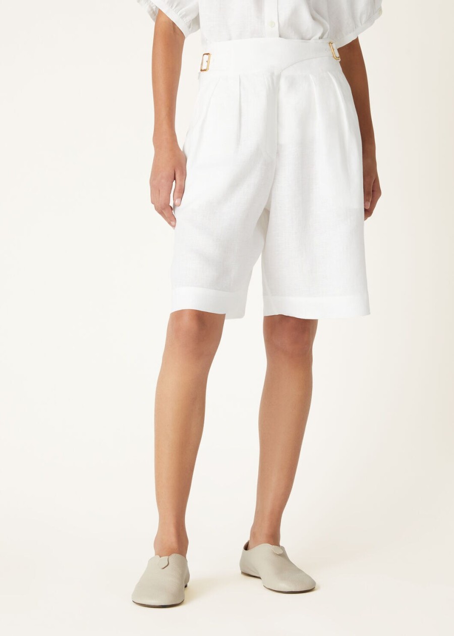 valmar bermuda-shorts in optisch wit