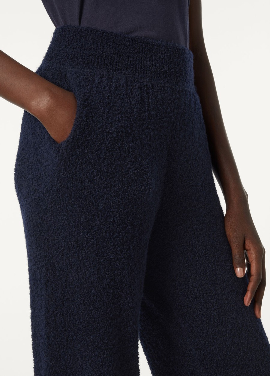 pella zijden kasjmier klassieke blauwe broek