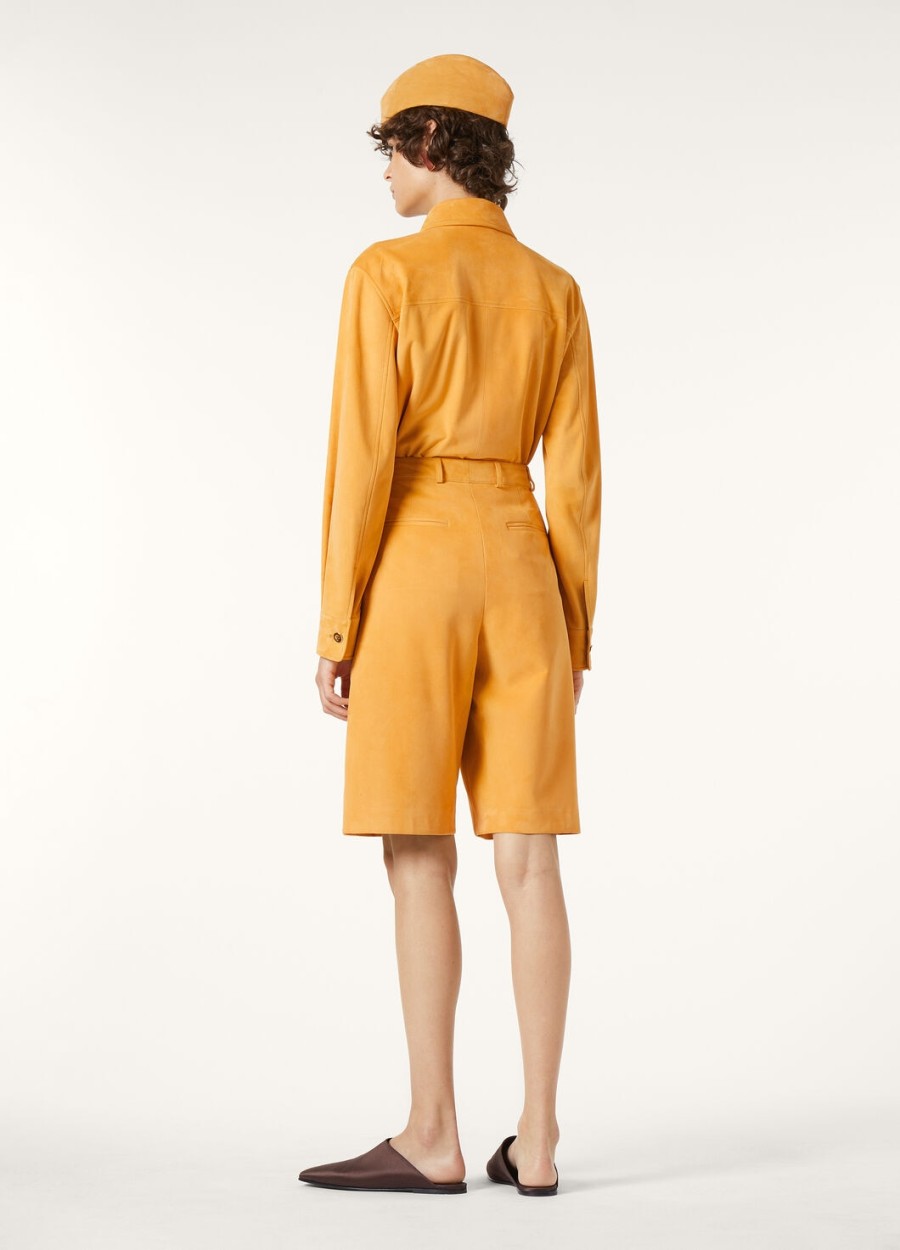 nicolas bermude shorts kidskin saffraanthee