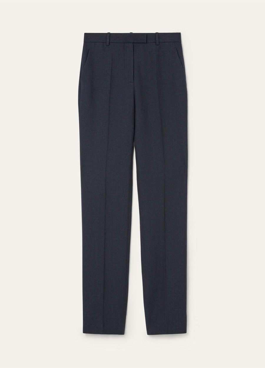 davey broek in sopra visso wol marineblauw