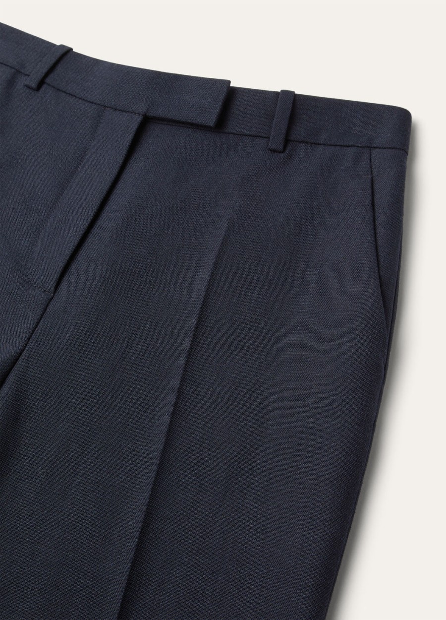 davey broek in sopra visso wol marineblauw